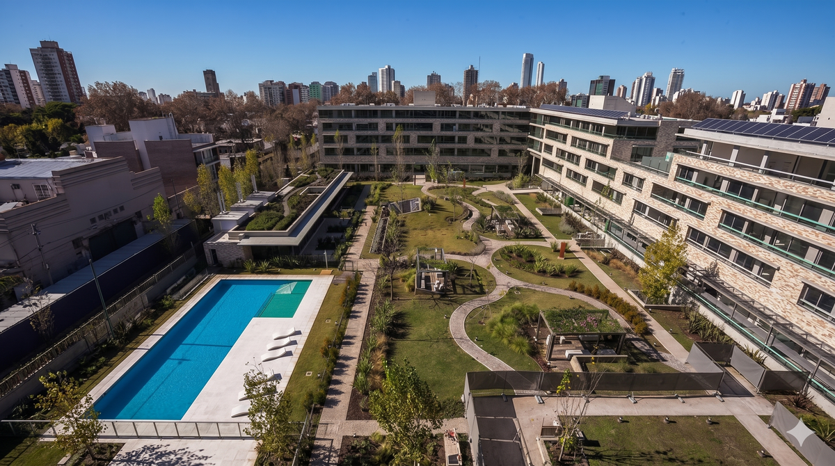 Condominio La Refinería en Rosario: salas de máquinas para calefacción y ACS en complejo de departamentos